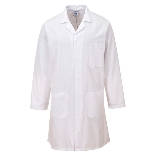 V-Neck Lab Coat