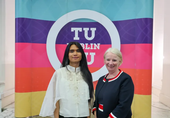 Mina Eusibo and Dr Deirdre Lillis