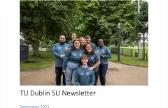 TU Dublin SU Newsletter – September 2023